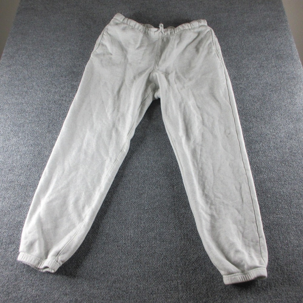 Elwood Sweatpants Mens XL Gray Organic Cotton Joggers Elastic Waist Pockets